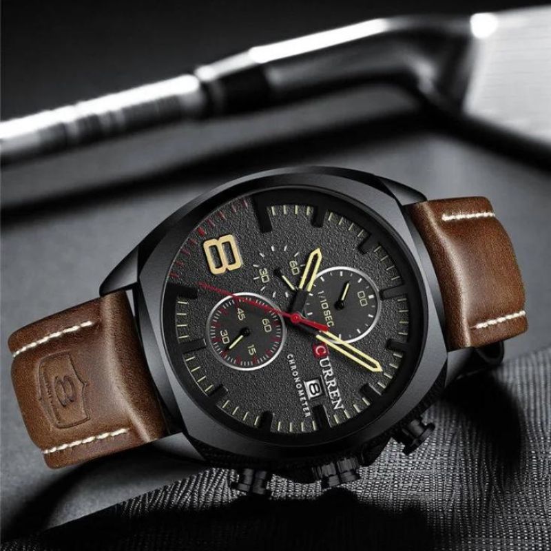 Military-Grade Waterproof Tactical Chronograph Watch