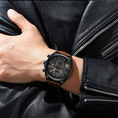 Military-Grade Waterproof Tactical Chronograph Watch