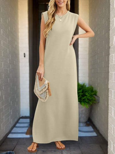 Riley™ - Elegant Linen Dress with Handmade Details