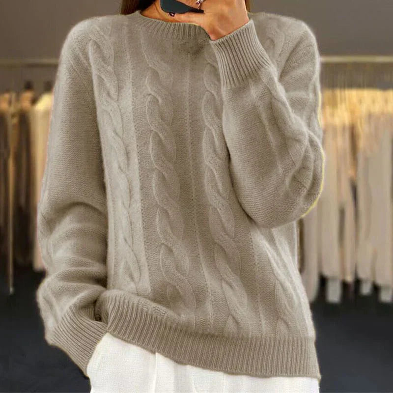 Lizzy | Braided Sweater