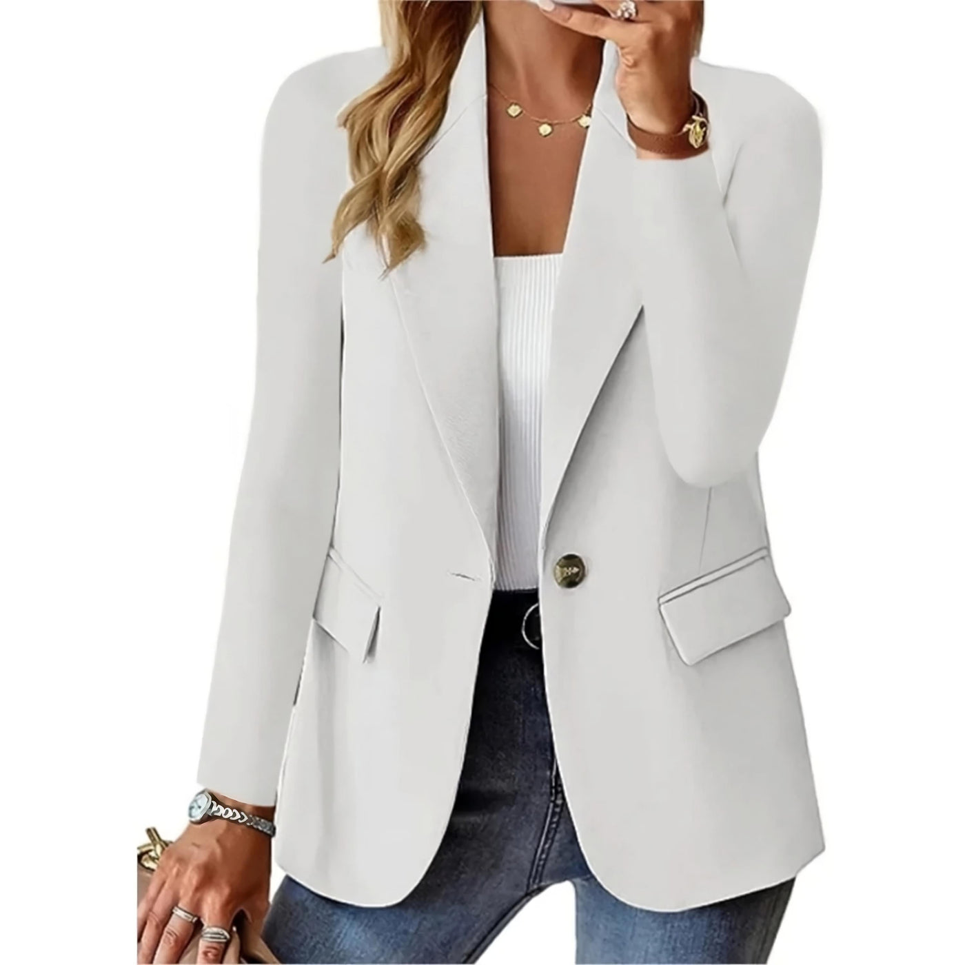 Vivian | Tailored Long Sleeve Blazer