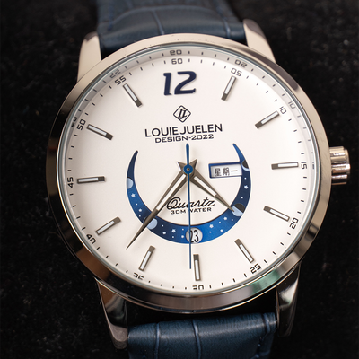 Timeless Moonphase Watch with Classic Elegance