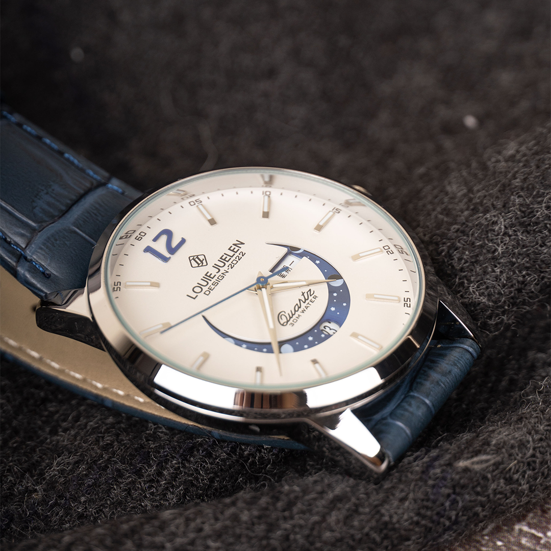 Timeless Moonphase Watch with Classic Elegance