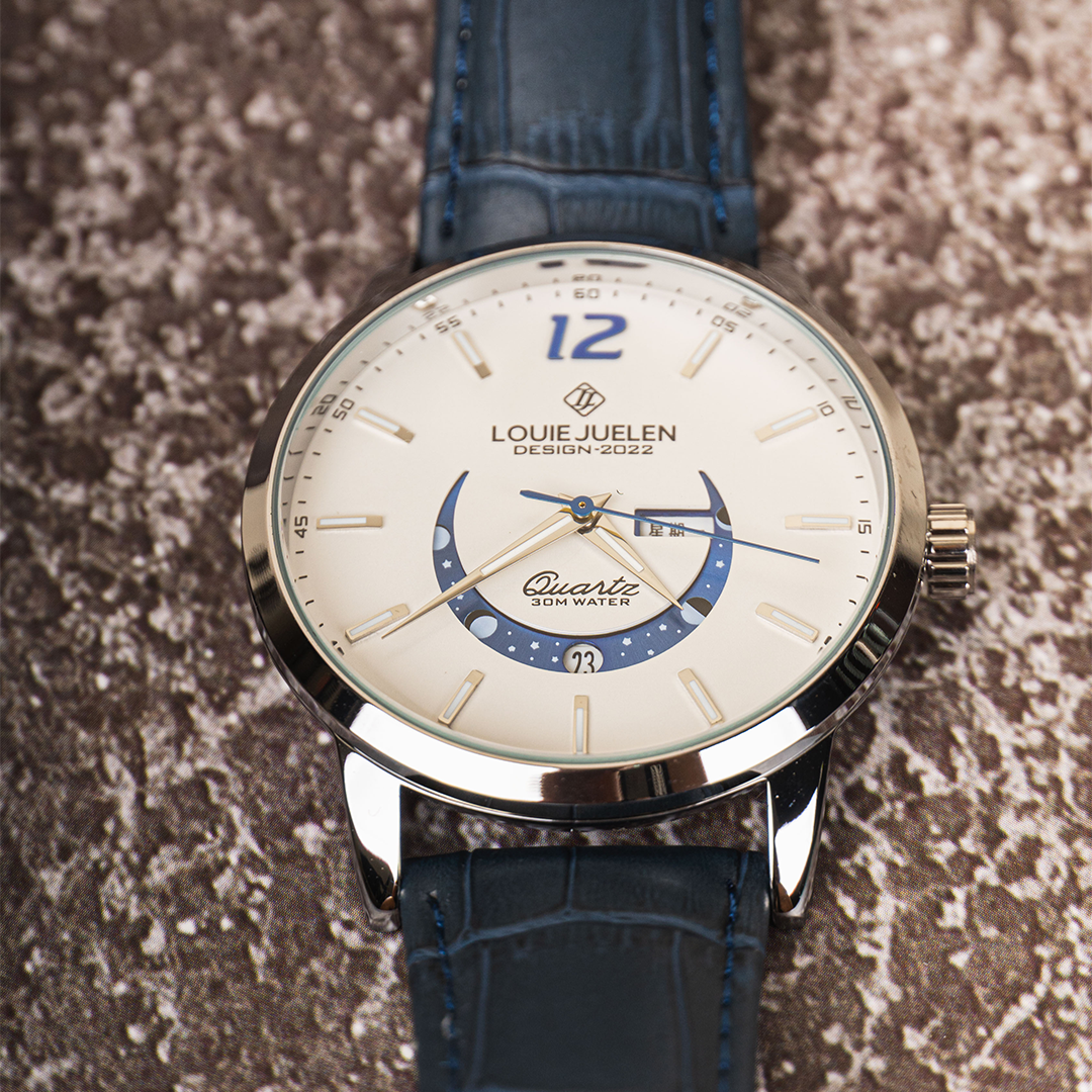 Timeless Moonphase Watch with Classic Elegance