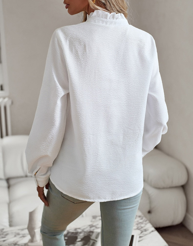 ISABELLE | Sophisticated Polo Blouse