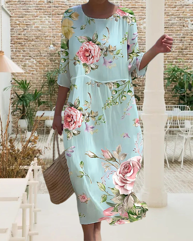 BRIANA | FLORAL DRESS