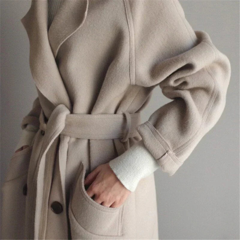 Celeste | Luxe Lined Wool Trench Coat