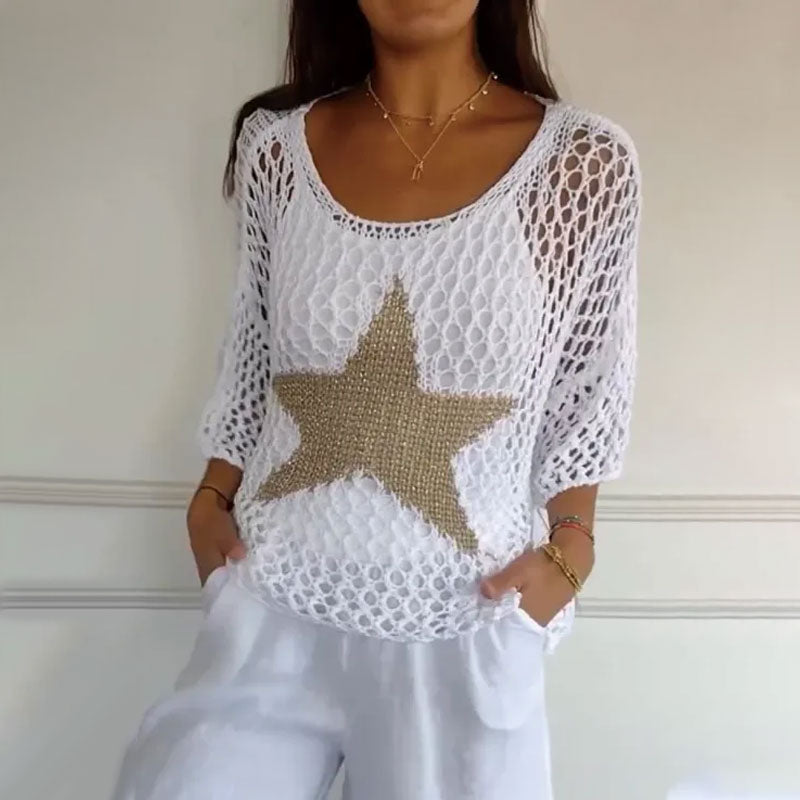 CELESTE |STARRY KNIT TOP