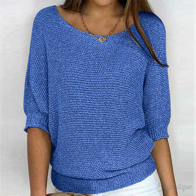 LIZZY | COMFY CHIC KNIT TOP