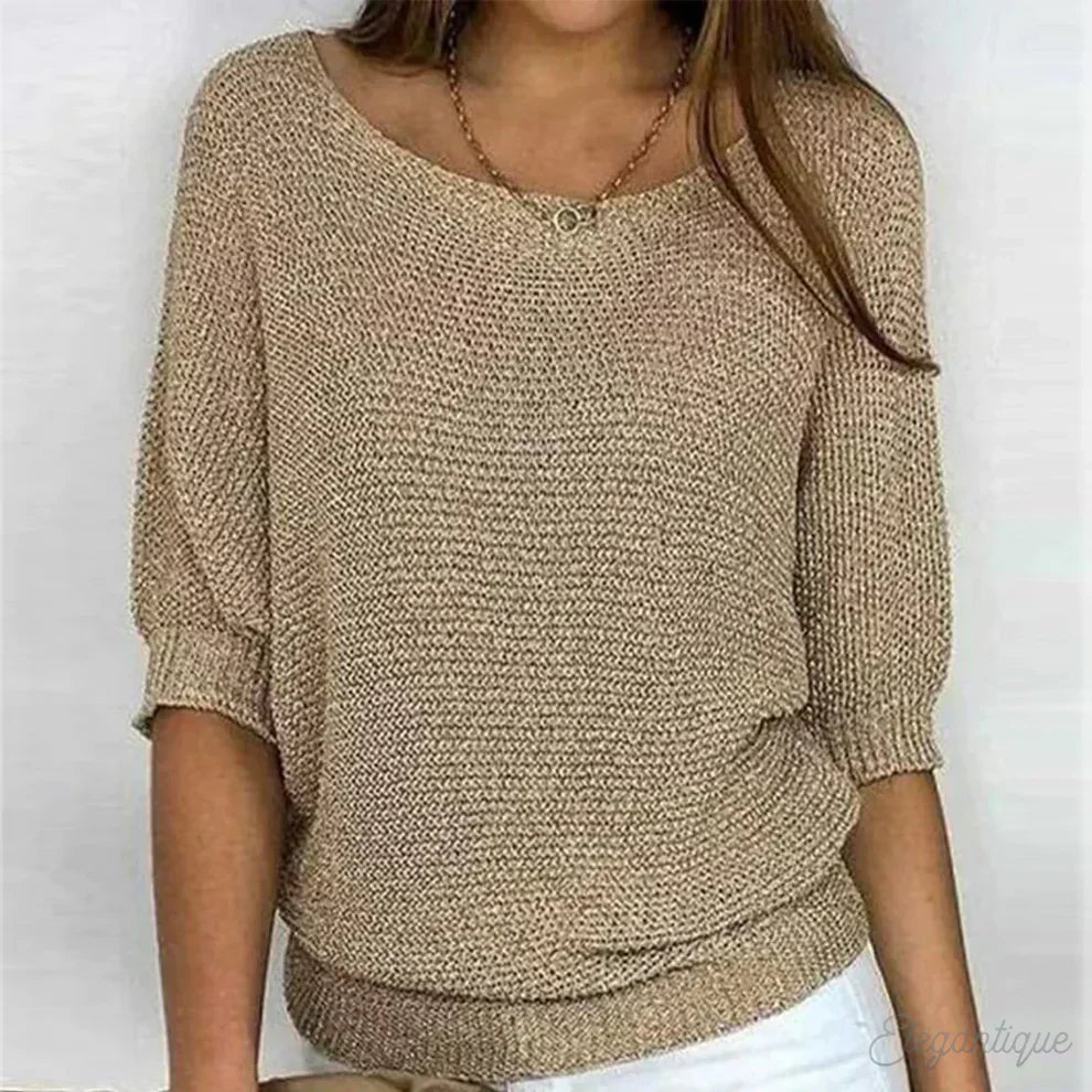 LIZZY | COMFY CHIC KNIT TOP